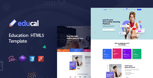 [Download] Educal – Education HTML5 Template 