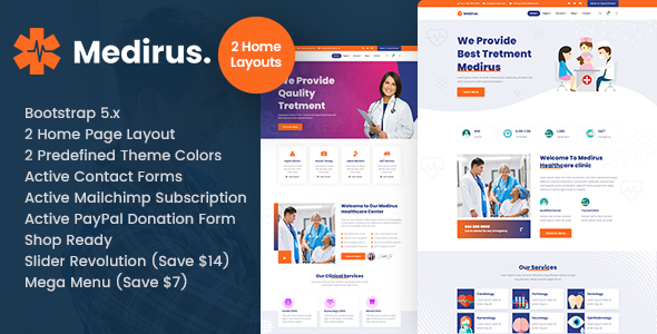 [Download] Medirus – Medical Health HTML 