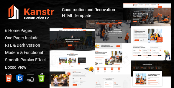 [Download] kanstr, Construction HTML Template + RTL Ready 
