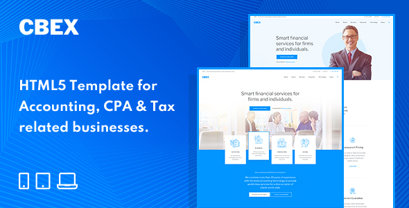 [Download] CBEX – Responsive CPA, Tax and Accounting HTML5 Template 