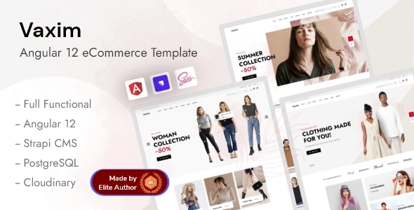 [Download] Vaxim – Angular 12 Functional eCommerce Template 
