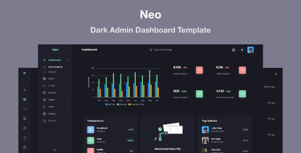 [Download] Neo – Responsive Admin Dashboard Template 