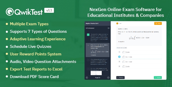 [Download] QwikTest – NexGen Online Exam Software 