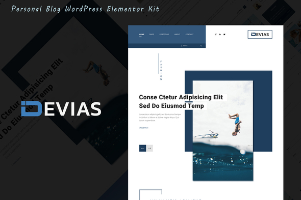[Download] Devias – Blog & Magazine Elementor Template Kit 