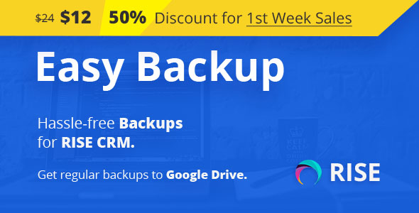 [Download] Easy Backup – Regular backups for RISE CRM 