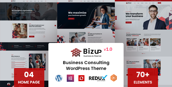[Download] Bizup – Business Consulting WordPress Theme 