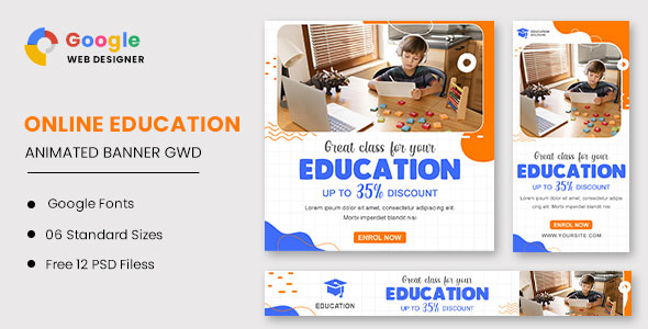 [Download] Education Animated Banner Google Web Designer 