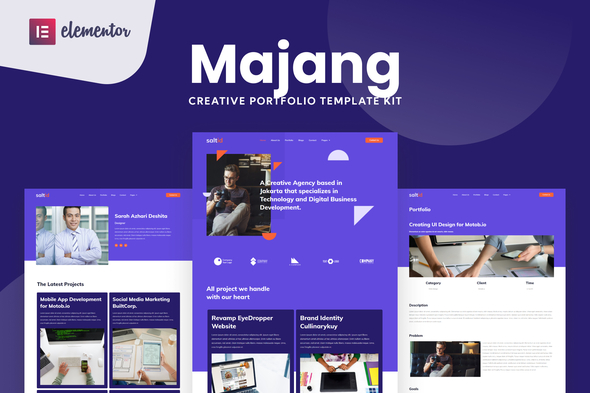 [Download] Majang – Personal Portfolio Elementor Template Kit 