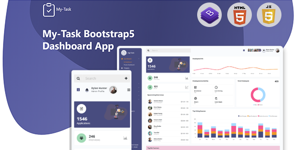 [Download] Mytask – Hr, Project Management Admin Template 
