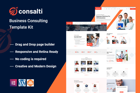 [Download] Consalti – Consultancy & Business Elementor Template Kit 