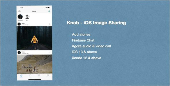 [Download] Knob – iOS Image Sharing Social Network App 