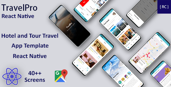 [Download] React Native Hotel Booking and Tour Travel App Template in React Native | TravelPro 