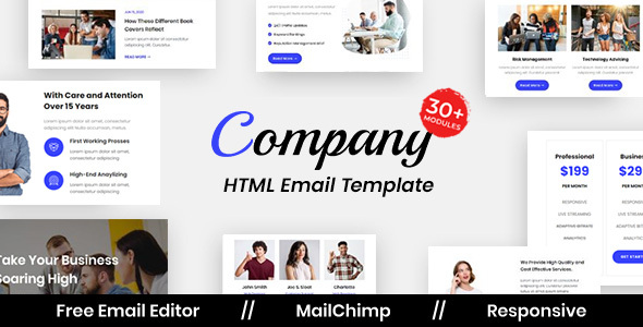 [Download] Company Agency – Multipurpose Responsive Email Template 