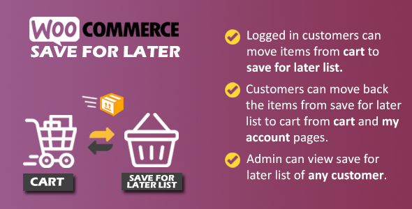 [Download] WooCommerce Save for Later 