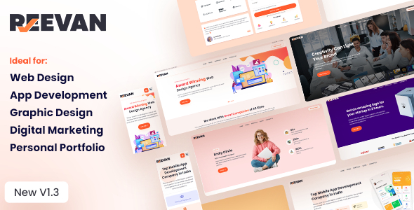 Nulled Reevan – Web & Marketing Agency HTML5 Template free download