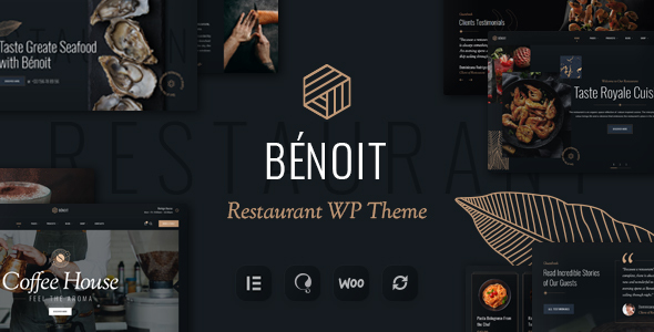 Nulled Benoit – Restaurants & Cafes WordPress Theme free download