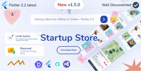[Download] Startup Store Go Offline to Online – Flutter 2.5 