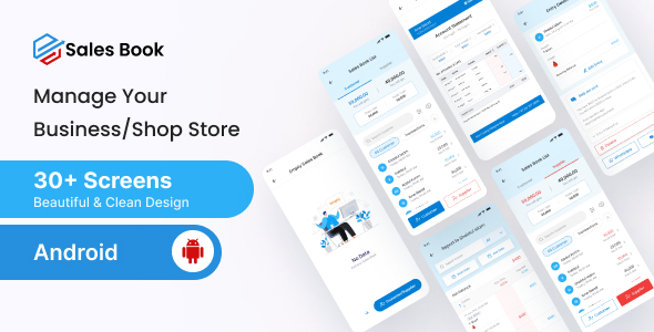 [Download] Salesbook – Mobile POS Inventory Android Ui Kit 