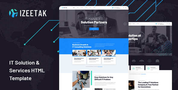 [Download] Izeetak – IT Solutions & Services HTML Template 