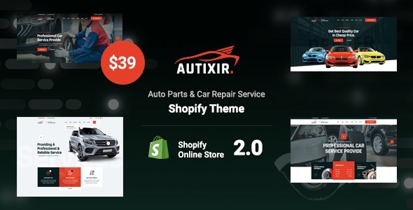 [Download] Autixir – Auto Parts & Car Repair Service Shopify Theme 