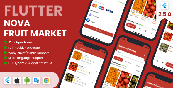 [Download] Flutter Fruit Market Flutter 