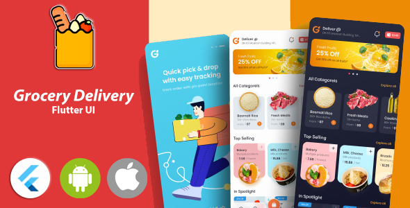 [Download] Grocery Flutter App Template 2 | Flutter 2.0 