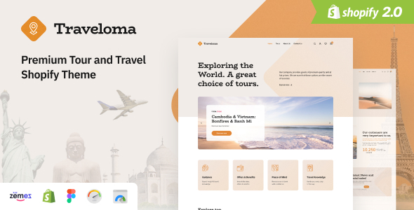 [Download] Traveloma – Tour and Travel Shopify Theme 
