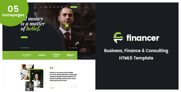[Download] Financer | Business Consulting & Finance HTML5 Template 