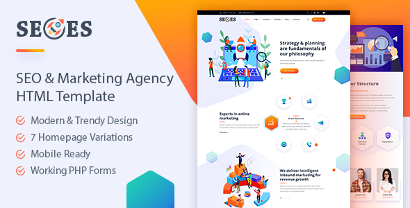 [Download] Seoes – Marketing Agency HTML Template 