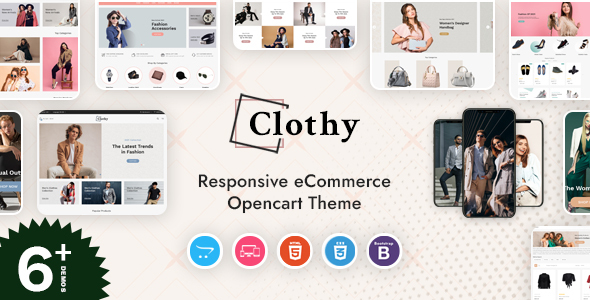[Download] Clothy – Responsive OpenCart Theme 
