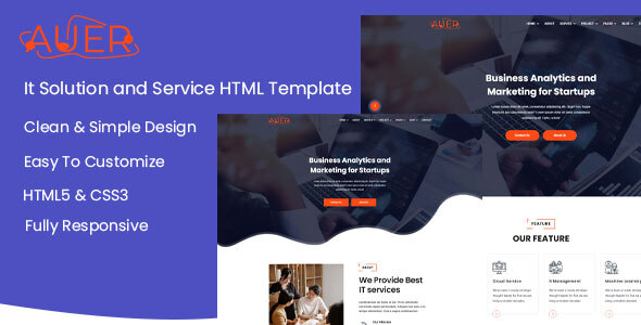 [Download] Auer – Creative & It Solution HTML Template 