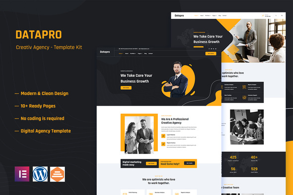 [Download] Datapro – Creativ Agency Elementor Template Kit 