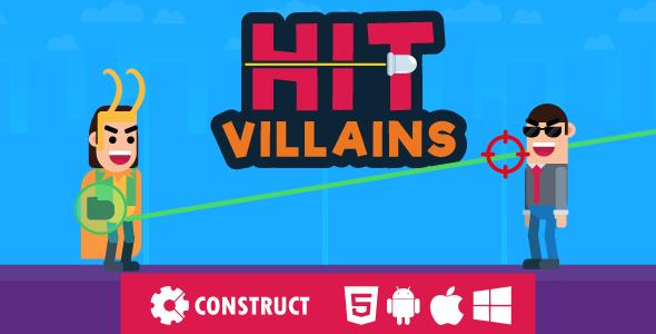 [Download] Hit Villains – HTML5 Mobile Game 