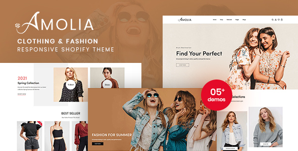 [Download] Amolia – Clothing & Fashion Responsive Shopify Theme 