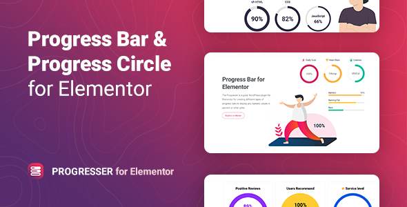 [Download] Progresser – Progress Bar and Progress Circle for Elementor 