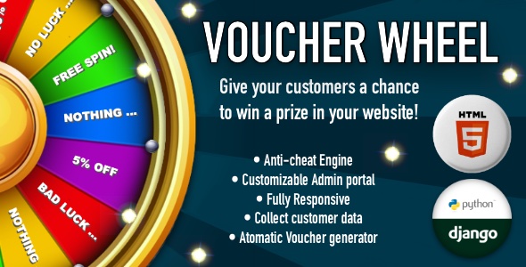 [Download] Voucher Wheel – Engage and give prizes to your customers 