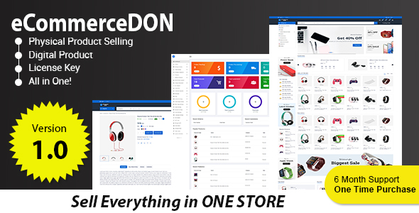[Download] eCommerce DON – Laravel Online Store CMS 