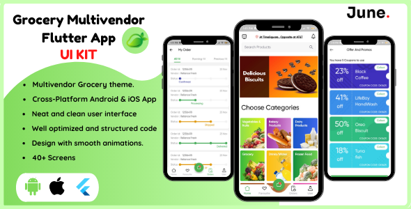 [Download] Gshop Grocery Multivendor App – Flutter App UI Kit 