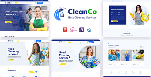 [Download] Cleanco – Cleaning Services HTML5 Template 