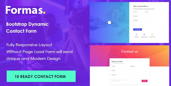 [Download] Formas – Bootstrap Dynamic Contact Form 