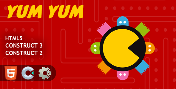 [Download] Pacman Yum Yum HTML5 Construct 2/3 Game 