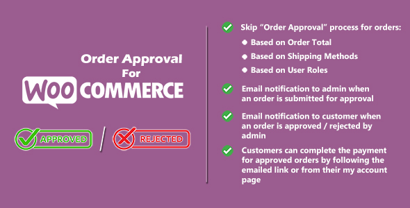 [Download] Order Approval for WooCommerce 