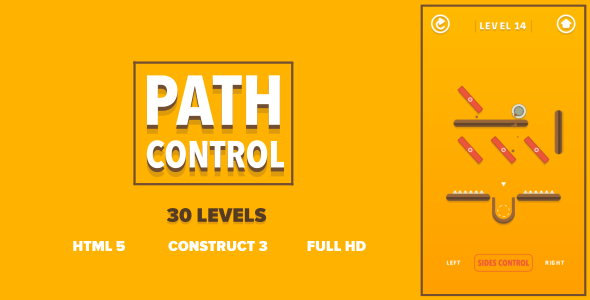 [Download] Path Control – HTML5 Game (Construct3) 