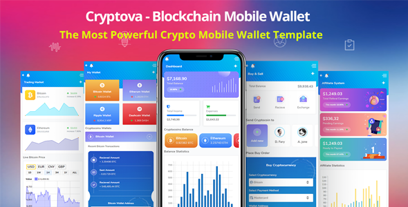 [Download] Cryptova – Blockchain App & Mobile Crypto Wallet 