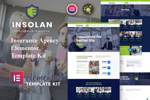 [Download] Insolan – Insurance Agency Elementor Template Kit 