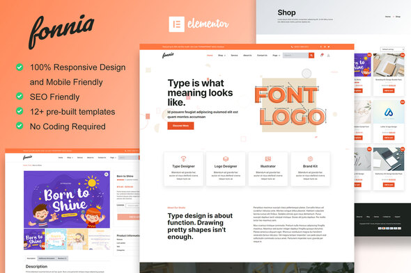 [Download] Fonnia – Digital Product Store Elementor Template Kit 
