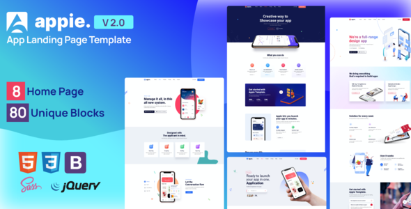 [Download] Appie – app landing page 