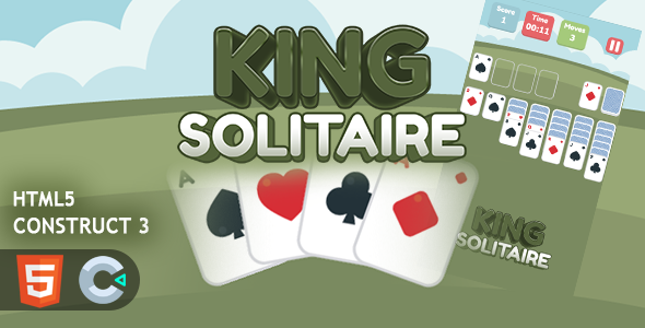[Download] King Solitaire HTML5 Construct 3 Game 