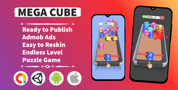 [Download] Mega Cube (Unity+Admob+Android+iOS) 