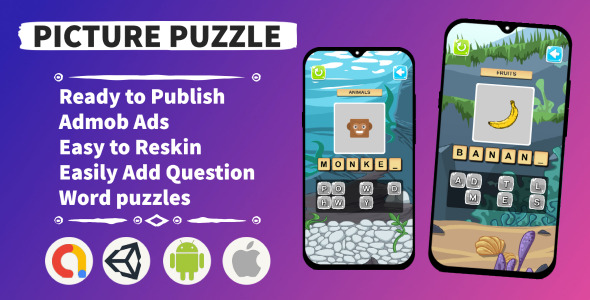 [Download] Picture Puzzle (Unity+Admob+Android+IOS) 